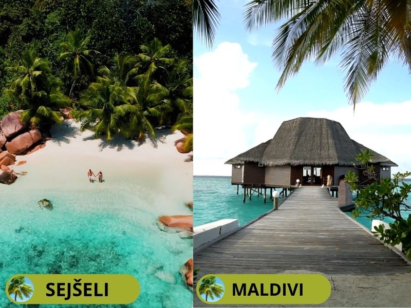 sejšeli i maldivi